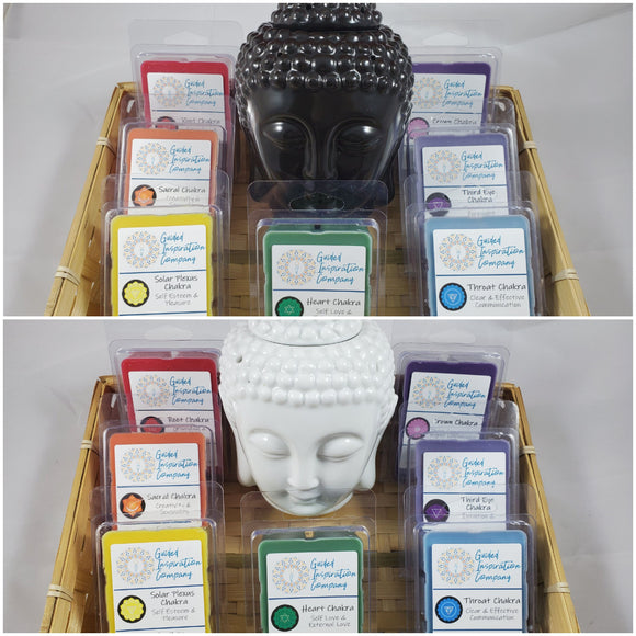 Chakra Melts 7pk Set - With Buddha Melting Pot